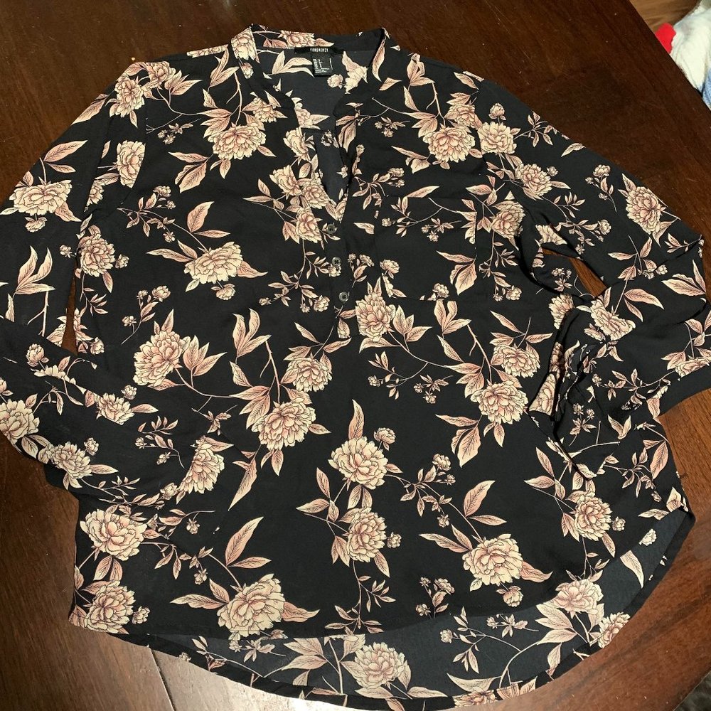 Black Button Up Womens